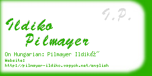 ildiko pilmayer business card